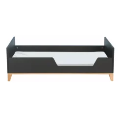 Lit Bébé évolutif Bois Et Cannage Rotin Nami 70x140cm - Noir -Magasin De Meubles Pour Enfants lit bebe evolutif rotin nami anthracite 70x140 theo 6 1264x1234