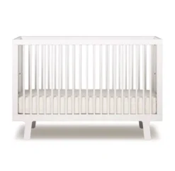 Lit Bébé évolutif Sparrow - Blanc
