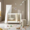 Lit Bébé évolutif 5 En 1 Mini+ Wood - Blanc/Chêne 1 Lit Bébé évolutif 5 En 1 Mini+ Wood - Blanc/Chêne -Magasin De Meubles Pour Enfants lit bebe evolutif wood mini plus sans kit blanc oliver furniture 4 1264x1234