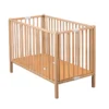 Lit Bébé Pliant Roméo - Hêtre Vernis -Magasin De Meubles Pour Enfants lit bebe pliable romeo hetre combelle 1 1264x1234