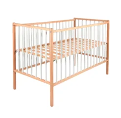 Lit Bébé Rémi - Blanc 7 Lit Bébé Rémi - Blanc -Magasin De Meubles Pour Enfants lit bebe remi hetre blanc combelle 3 1264x1234