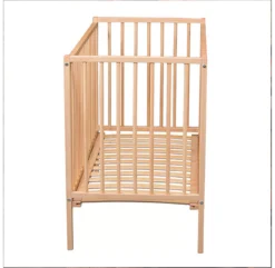 Lit Bébé Rémi - Hêtre Brut -Magasin De Meubles Pour Enfants lit bebe remi hetre brut combelle 4 1264x1234