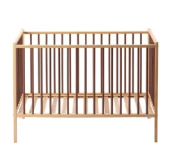 Lit Bébé Rémi - Vieux Rose -Magasin De Meubles Pour Enfants lit bebe remi hetre vieux rose combelle 4 1264x1234