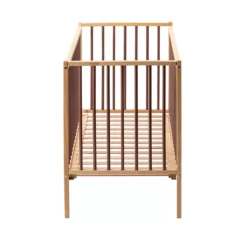 Lit Bébé Rémi - Vieux Rose -Magasin De Meubles Pour Enfants lit bebe remi hetre vieux rose combelle 5 1264x1234