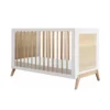 Lit Bébé évolutif Cèdre Et Rotin Marélia 60x120cm - Blanc -Magasin De Meubles Pour Enfants lit bebe rotin marelia blanc 60x120 theo 1 1264x1234