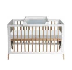 Lit Bébé évolutif Cèdre Et Rotin Marélia 60x120cm - Blanc -Magasin De Meubles Pour Enfants lit bebe rotin marelia blanc 60x120 theo 4 1264x1234