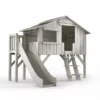 Lit Cabane Et Toboggan Plateforme - Gris Ciment 1 Lit Cabane Et Toboggan Plateforme - Gris Ciment -Magasin De Meubles Pour Enfants lit cabane avec plate forme toboggan gris ciment mathy by bols 1 1264x1234
