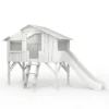 Lit Cabane Avec Toboggan - Gris Perle 2 Lit Cabane Avec Toboggan - Gris Perle -Magasin De Meubles Pour Enfants lit cabane avec toboggan gris perle mathy by bols 1 1264x1234
