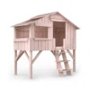 Lit Cabane - Rose Poudré -Magasin De Meubles Pour Enfants lit cabane rose poudre mathy by bols 1 1264x1234