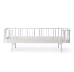 Lit Banquette Wood - Blanc