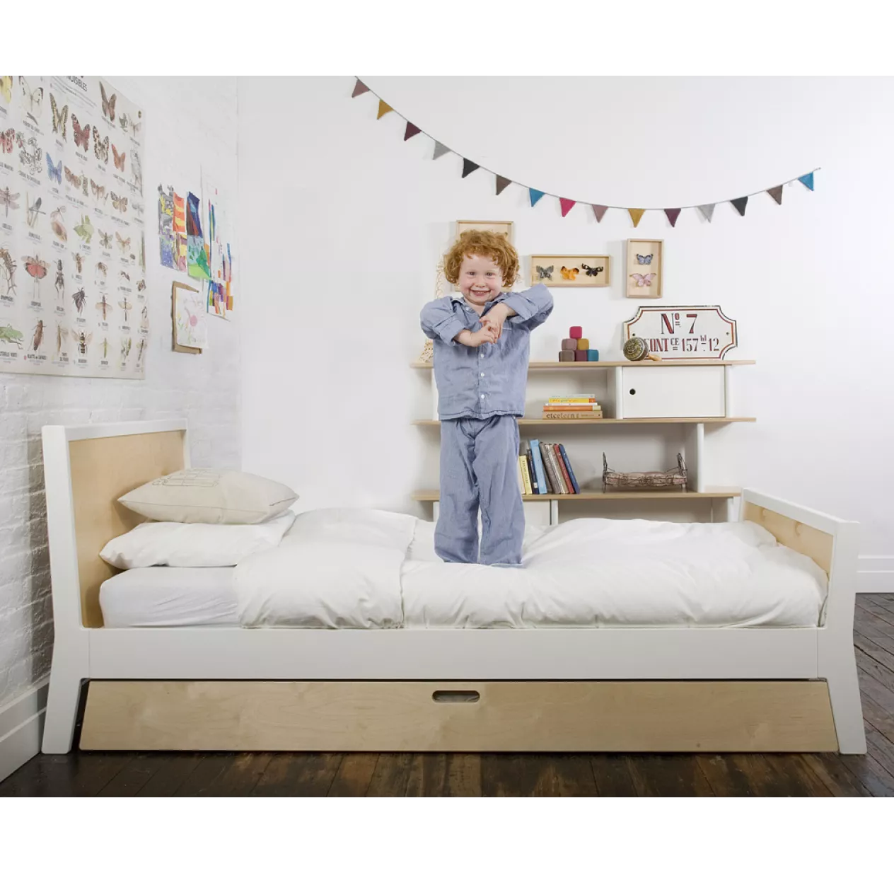 Lit Enfant Sparrow 90 X 200 - Blanc 5 Lit Enfant Sparrow 90 X 200 - Blanc – Image 3