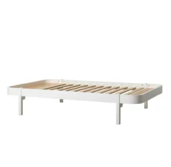 Lit Ado Wood Lounger 120x200 - Blanc -Magasin De Meubles Pour Enfants lit enfant wood lounger 120x200 oliver furniture blanc 3 1264x1234