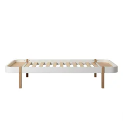 Lit Ado Wood Lounger 120x200 - Chêne