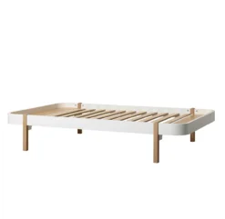Lit Ado Wood Lounger 120x200 - Chêne -Magasin De Meubles Pour Enfants lit enfant wood lounger 120x200 oliver furniture bois 3 1264x1234