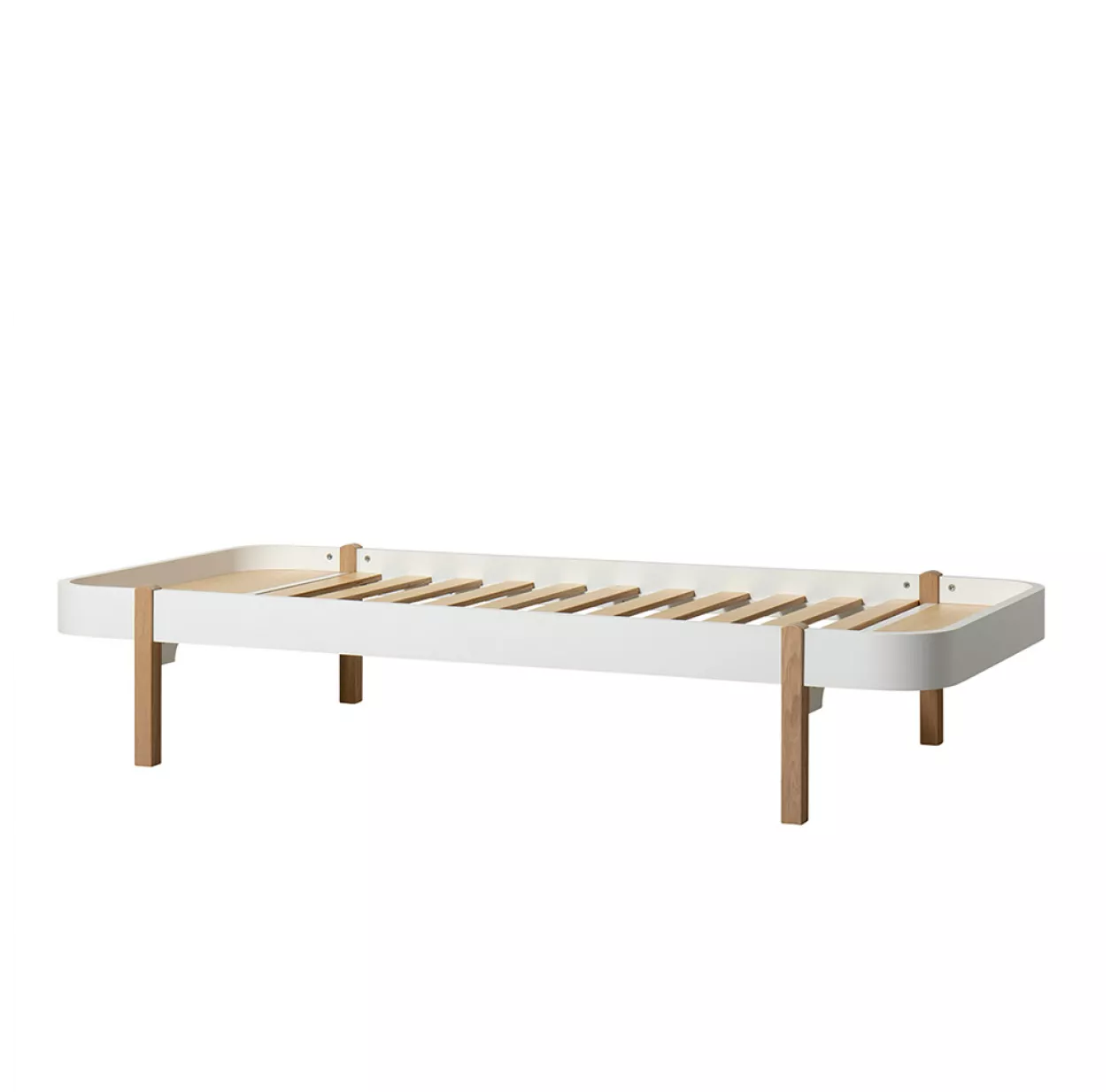 Lit Enfant Wood Lounger 90x200 - Chêne 3 Lit Enfant Wood Lounger 90x200 - Chêne