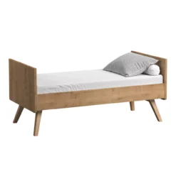 VOX Lit Bébé évolutif 70 X 140 Vintage - Chêne -Magasin De Meubles Pour Enfants lit evolutif 70x140 vintage chene vox 2 1264x1234