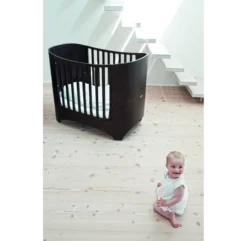 Lit évolutif Leander De 0 à 8 Ans - Noyer -Magasin De Meubles Pour Enfants lit evolutif leander noyer 5 1264x1234