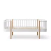 Lit Junior Banquette Wood - Blanc/Chêne -Magasin De Meubles Pour Enfants lit junior banquette wood original chene oliver furniture 1 1264x1234