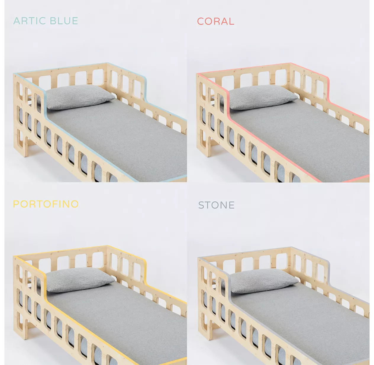 Lit Junior Lukaas - Gris Stone 6 Lit Junior Lukaas - Gris Stone – Image 4