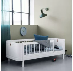 Lit Junior Wood Mini+ - Blanc -Magasin De Meubles Pour Enfants lit junior wood mini plus barriere blanc oliver furniture 2 1264x1234