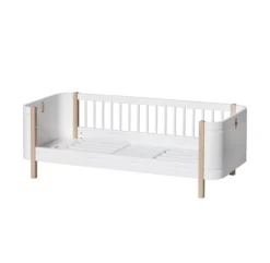 Lit Junior Wood Mini+ - Blanc/Chêne -Magasin De Meubles Pour Enfants lit junior wood mini plus oliver furniture 3 1264x1234