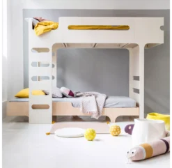 Lit Mezzanine F Bunk Bed - Naturel -Magasin De Meubles Pour Enfants lit mezzanine f bunk bed naturel rafa kids 3 1264x1234