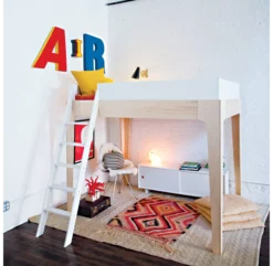 Lit Mezzanine Perch - Bouleau -Magasin De Meubles Pour Enfants lit mezzanine perch bouleau oeuf nyc 2 1264x1234