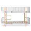 Lit Superposé Wood Original Bas - Chêne -Magasin De Meubles Pour Enfants lit superpose wood original bas low chene oliver furniture 1 1264x1234