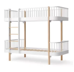 Lit Superposé Wood Original - Chêne -Magasin De Meubles Pour Enfants lit superpose wood original chene oliver furniture 3 1264x1234