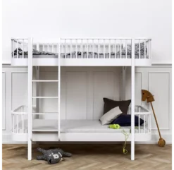 Lit Superposé Wood Original - Blanc -Magasin De Meubles Pour Enfants lit superposea wood eachelle face blanc oliver furniture 7 1264x1234