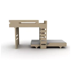 Lit Superposé F+ A Bed Et Son Matelas - Naturel -Magasin De Meubles Pour Enfants lits superposes a and f beds rafa kids 1264x1234