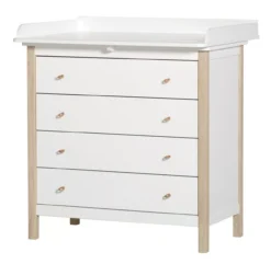Etagère 3x2 Horizontale Avec Socle Blanc 8 Etagère 3x2 Horizontale Avec Socle Blanc -Magasin De Meubles Pour Enfants nursery dresser white oak oliver furniture 2 1264x1234