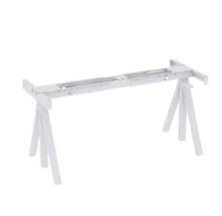 Piètement Réglable Pour Plateau Bureau - Blanc