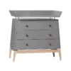 Leander Plan à Langer Pour Commode Luna - Gris -Magasin De Meubles Pour Enfants plan a langer commode luna grise leander 1 1264x1234