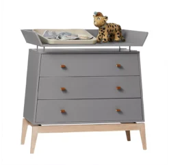 Leander Plan à Langer Pour Commode Luna - Gris -Magasin De Meubles Pour Enfants plan a langer commode luna grise leander 3 1264x1234
