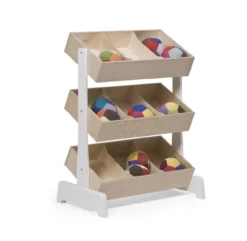 Toy Store Coffre Ă Jouets - Blanc/Bouleau