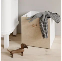Set De 3 Caissons - Chêne/Blanc -Magasin De Meubles Pour Enfants set de 3 caisses de rangement wood chene oliver furniture 4 1264x1234