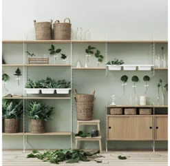 Etagère Bowl 78 X 30 Cm - Blanc 11 Etagère Bowl 78 X 30 Cm - Blanc -Magasin De Meubles Pour Enfants string bowl shelf 2 1264x1234