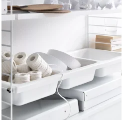 Etagère Bowl 78 X 30 Cm - Blanc 12 Etagère Bowl 78 X 30 Cm - Blanc -Magasin De Meubles Pour Enfants string bowl shelf 3 1264x1234