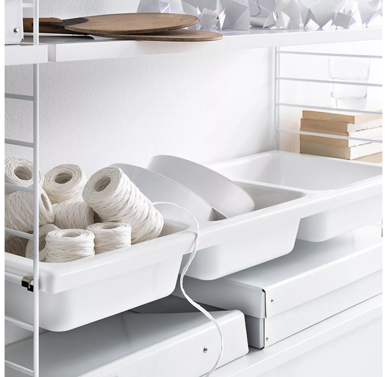 Etagère Bowl 78 X 30 Cm - Blanc 6 Etagère Bowl 78 X 30 Cm - Blanc – Image 4