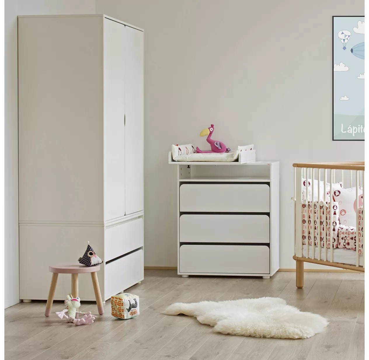 Table à Langer / Commode - Blanc 5 Table à Langer / Commode - Blanc – Image 3