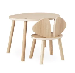Nofred Table Enfant Mouse 2-5 Ans - Chêne -Magasin De Meubles Pour Enfants table mouse nofred chene 3 1264x1234
