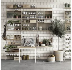 Table Murale Pliante - Frêne / Blanc -Magasin De Meubles Pour Enfants table murale pliante ash white string 4 1264x1234