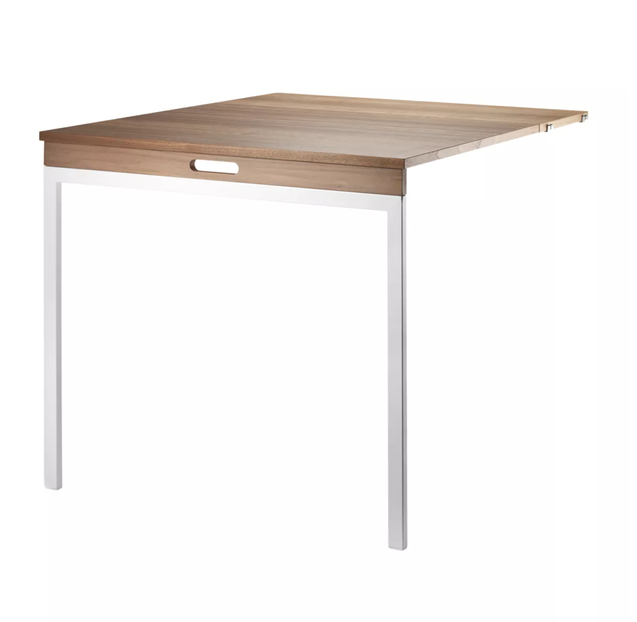 Table Murale Pliante - Noyer / Blanc 3 Table Murale Pliante - Noyer / Blanc