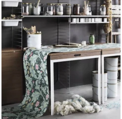 Table Murale Pliante - Noyer / Blanc 7 Table Murale Pliante - Noyer / Blanc -Magasin De Meubles Pour Enfants table murale pliante walnut white string 3 1264x1234