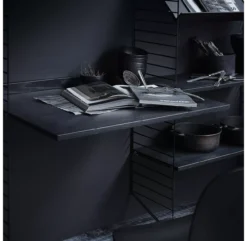 Plateau Bureau - Noir 5 Plateau Bureau - Noir -Magasin De Meubles Pour Enfants tablette murale bureau black string 2 1264x1234