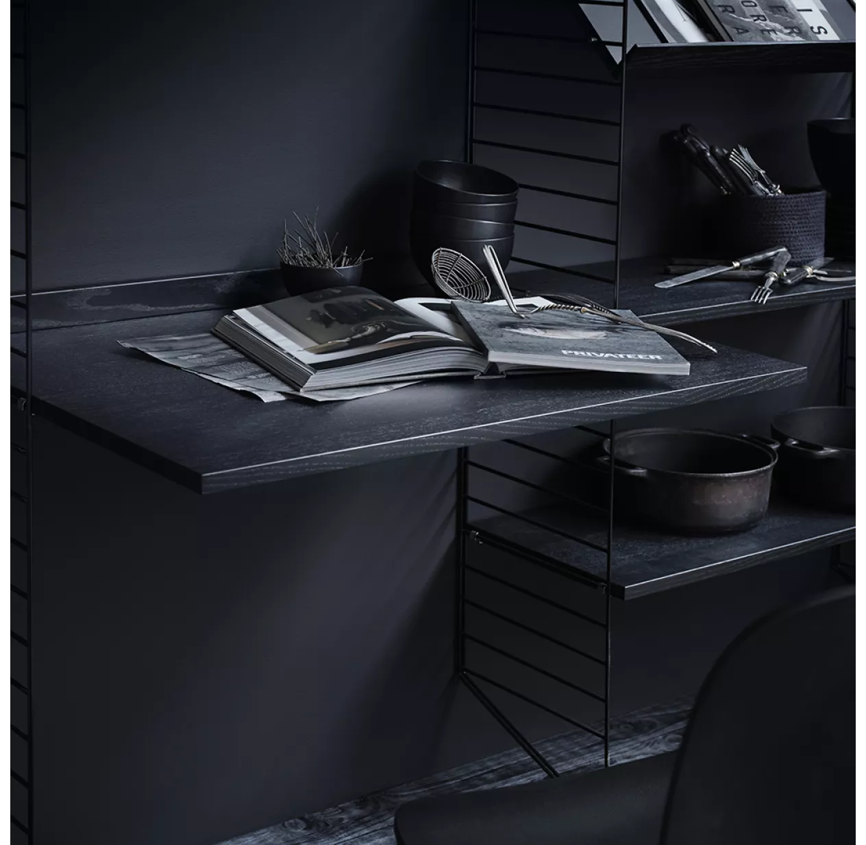 Plateau Bureau - Noir 4 Plateau Bureau - Noir – Image 2