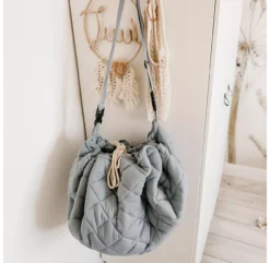 Play&Go Sac - Tapis D'éveil Organic - Bleu Gris -Magasin De Meubles Pour Enfants tapis sac de jeux organic bleu play and go 4 1264x1234