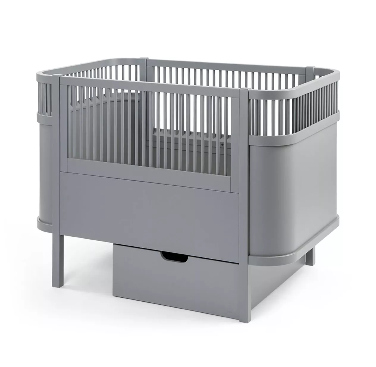 Sebra Tiroir Pour Lit Bébé évolutif - Gris 4 Sebra Tiroir Pour Lit Bébé évolutif - Gris – Image 2