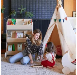 Toy Store Coffre à Jouets - Blanc/Bouleau -Magasin De Meubles Pour Enfants toy store coffre jouets bouleau oeuf 1 1264x1234